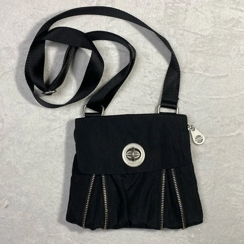 BAGGALLINI Small Zipper Crossbody Travel Bag Unique - Picture 3 of 7